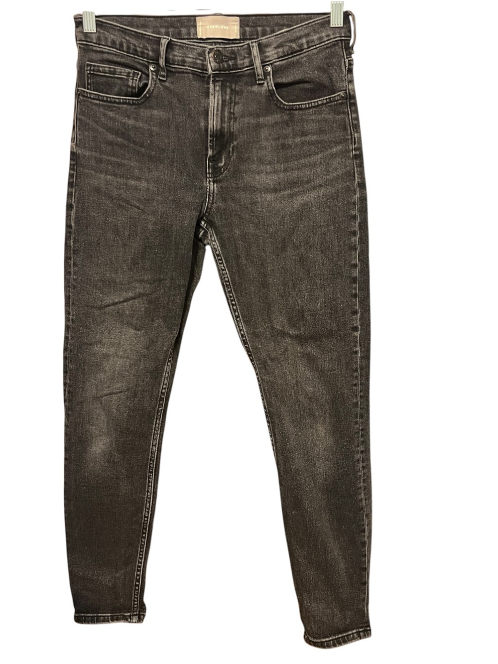 Everlane Women's Charcoal Black Mid Rise Skinny Jeans size 28